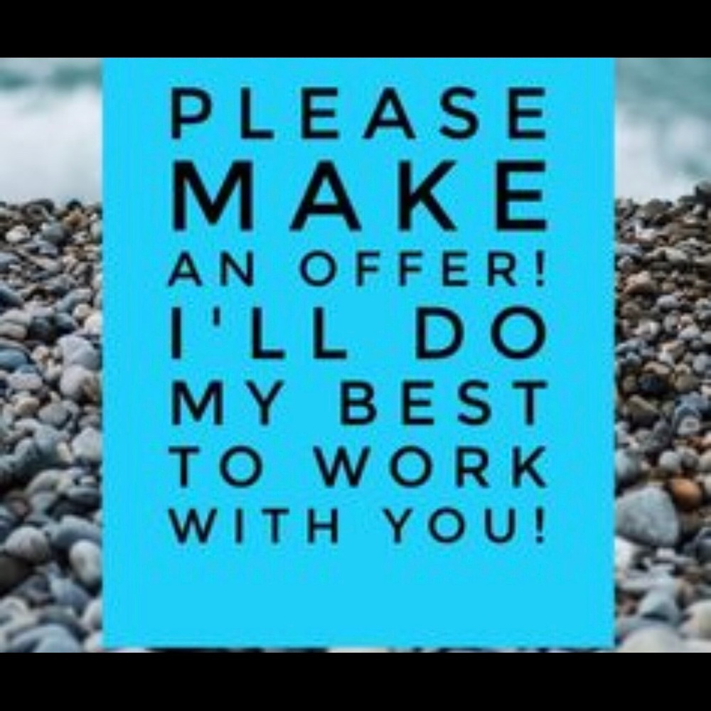 Make an offer! I am very flexible🤗🤗
